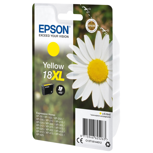 EPSON 18 XL CARTUCCIA INKJET GIALLO